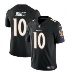 Men Baltimore Ravens 10 Emory Jones Black Vapor Limited Football Jersey Men Baltimore Ravens 10 Emory Jones Black Vapor Limited Football Jersey