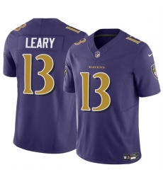 Men Baltimore Ravens 13 Devin Leary Purple 2023 F U S E Vapor Limited Football Jersey Men Baltimore Ravens 13 Devin Leary Purple 2023 F U S E Vapor Limited Football Jersey