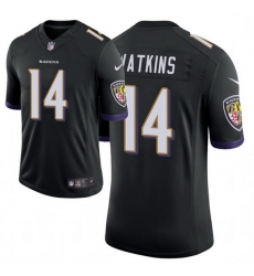 Men Baltimore Ravens 14 Sammy Watkins Black Vapor Limited Jersey Men Baltimore Ravens 14 Sammy Watkins Black Vapor Limited Jersey