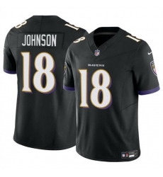 Men Baltimore Ravens 18 Diontae Johnson Black 2023 F U S E Vapor Limited Football Jersey Men Baltimore Ravens 18 Diontae Johnson Black 2023 F U S E Vapor Limited Football Jersey