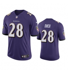 Men Baltimore Ravens 28 Jayson Oweh Purple Vapor Limited 2021 NFL Draft Jersey Men Baltimore Ravens 28 Jayson Oweh Purple Vapor Limited 2021 NFL Draft Jersey