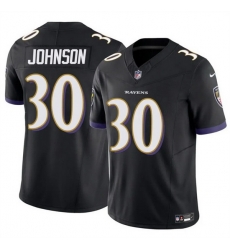 Men Baltimore Ravens 30 D 27Ernest Johnson Black 2025 F U S E Vapor Limited Football Jersey Men Baltimore Ravens 30 D 27Ernest Johnson Black 2025 F U S E Vapor Limited Football Jersey