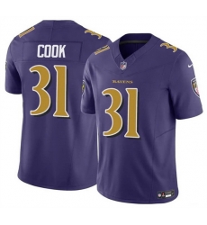 Men Baltimore Ravens 31 Dalvin Cook Purple 2024 F U S E Color Rush Vapor Limited Football Jersey Men Baltimore Ravens 31 Dalvin Cook Purple 2024 F U S E Color Rush Vapor Limited Football Jersey