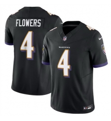 Men Baltimore Ravens 4 Zay Flowers Black 2023 F U S E Vapor Limited Football Jersey Men Baltimore Ravens 4 Zay Flowers Black 2023 F U S E Vapor Limited Football Jersey