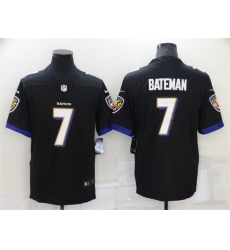 Men Baltimore Ravens 7 Rashod Bateman Black Vapor Untouchable Limited Stitched Jersey Men Baltimore Ravens 7 Rashod Bateman Black Vapor Untouchable Limited Stitched Jersey