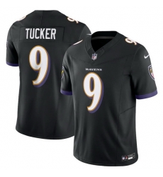Men Baltimore Ravens 9 Justin Tucker Black 2023 F U S E Vapor Jersey Men Baltimore Ravens 9 Justin Tucker Black 2023 F U S E Vapor Jersey