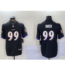 Men Baltimore Ravens 99 Jayson Oweh Black Vapor Limited Football Jersey Men Baltimore Ravens 99 Jayson Oweh Black Vapor Limited Football Jersey