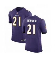 Mens Baltimore Ravens 21 Mark Ingram II Purple Team Color Vapor Untouchable Elite Player Football Jersey Mens Baltimore Ravens 21 Mark Ingram II Purple Team Color Vapor Untouchable Elite Player Football Jersey