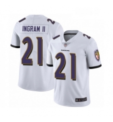 Mens Baltimore Ravens 21 Mark Ingram II White Vapor Untouchable Limited Player Football Jersey Mens Baltimore Ravens 21 Mark Ingram II White Vapor Untouchable Limited Player Football Jersey