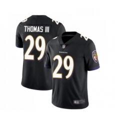 Mens Baltimore Ravens 29 Earl Thomas III Black Alternate Vapor Untouchable Limited Player Football Jersey Mens Baltimore Ravens 29 Earl Thomas III Black Alternate Vapor Untouchable Limited Player Football Jersey