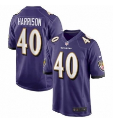 Men's Baltimore Ravens Malik Harrison 40 Nike Purple Vapor Limited Jersey Men's Baltimore Ravens Malik Harrison 40 Nike Purple Vapor Limited Jersey