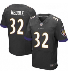 Mens Nike Baltimore Ravens 32 Eric Weddle Elite Black Alternate NFL Jersey Mens Nike Baltimore Ravens 32 Eric Weddle Elite Black Alternate NFL Jersey
