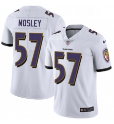 Mens Nike Baltimore Ravens 57 CJ Mosley White Vapor Untouchable Limited Player NFL Jersey Mens Nike Baltimore Ravens 57 CJ Mosley White Vapor Untouchable Limited Player NFL Jersey