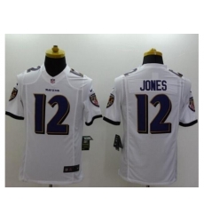 Nike Baltimore Ravens 12 Jacoby Jones White Limited Alternate NFL Jersey Nike Baltimore Ravens 12 Jacoby Jones White Limited Alternate NFL Jersey
