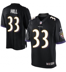 Nike Baltimore Ravens #33 Will Hill Black Alternate Men 27s Stitched NFL New Elite Jersey Nike Baltimore Ravens #33 Will Hill Black Alternate Men 27s Stitched NFL New Elite Jersey