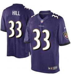 Nike Baltimore Ravens #33 Will Hill Purple Team Color Men 27s Stitched NFL New Elite Jersey Nike Baltimore Ravens #33 Will Hill Purple Team Color Men 27s Stitched NFL New Elite Jersey