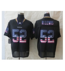 Nike Baltimore Ravens 52 Ray Lewis Black Elite USA Flag Fashion NFL Jersey Nike Baltimore Ravens 52 Ray Lewis Black Elite USA Flag Fashion NFL Jersey