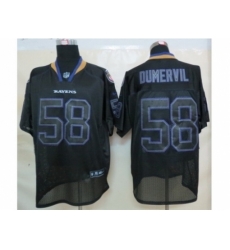 Nike Baltimore Ravens 58 Elvis Dumervil lights out Black Elite NFL Jersey Nike Baltimore Ravens 58 Elvis Dumervil lights out Black Elite NFL Jersey