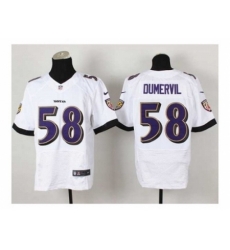 Nike Baltimore Ravens 58 Elvis Dumervil white Elite NFL Jersey Nike Baltimore Ravens 58 Elvis Dumervil white Elite NFL Jersey