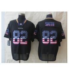 Nike Baltimore Ravens 82 Torrey Smith Black Elite USA Flag Fashion NFL Jersey Nike Baltimore Ravens 82 Torrey Smith Black Elite USA Flag Fashion NFL Jersey