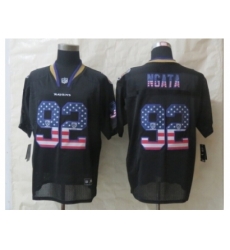 Nike Baltimore Ravens 92 Haloti Ngata Black Elite USA Flag Fashion NFL Jersey Nike Baltimore Ravens 92 Haloti Ngata Black Elite USA Flag Fashion NFL Jersey