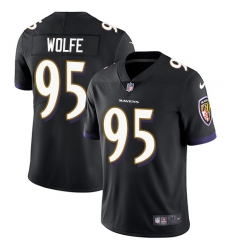 Nike Baltimore Ravens 95 Derek Wolfe Black Alternate Men Stitched NFL Vapor Untouchable Limited Jersey Nike Baltimore Ravens 95 Derek Wolfe Black Alternate Men Stitched NFL Vapor Untouchable Limited Jersey