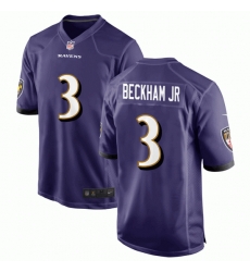 Nike Men's Baltimore Ravens #3 Beckham Jr Purple NFL Vapor Limited Jerseys Nike Men's Baltimore Ravens #3 Beckham Jr Purple NFL Vapor Limited Jerseys