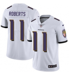 Nike Ravens 11 Seth Roberts White Men Stitched NFL Vapor Untouchable Limited Jersey Nike Ravens 11 Seth Roberts White Men Stitched NFL Vapor Untouchable Limited Jersey