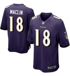 Nike Ravens #18 Jeremy Maclin Purple Mens Stitched NFL Limited Jersey Nike Ravens #18 Jeremy Maclin Purple Mens Stitched NFL Limited Jersey