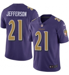 Nike Ravens #21 Tony Jefferson Purple Men's Stitched NFL Limited Rush Jersey Nike Ravens #21 Tony Jefferson Purple Men's Stitched NFL Limited Rush Jersey
