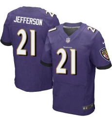 Nike Ravens #21 Tony Jefferson Purple Team Color Men's Stitched NFL New Elite Jersey Nike Ravens #21 Tony Jefferson Purple Team Color Men's Stitched NFL New Elite Jersey