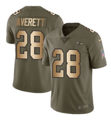 Nike Ravens #28 Anthony Averett Olive Gold Mens Stitched NFL Limited 2017 Salute To Service Jersey Nike Ravens #28 Anthony Averett Olive Gold Mens Stitched NFL Limited 2017 Salute To Service Jersey