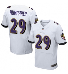 Nike Ravens #29 Marlon Humphrey White Mens Stitched NFL New Elite Jersey Nike Ravens #29 Marlon Humphrey White Mens Stitched NFL New Elite Jersey