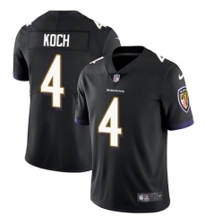 Nike Ravens #4 Sam Koch Black Alternate Mens Stitched NFL Vapor Untouchable Limited Jersey Nike Ravens #4 Sam Koch Black Alternate Mens Stitched NFL Vapor Untouchable Limited Jersey