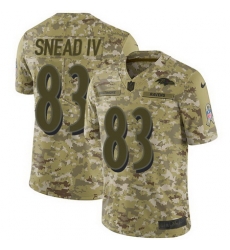 Nike Ravens #83 Willie Snead IV Camo Mens Stitched NFL Limited 2018 Salute To Service Jersey Nike Ravens #83 Willie Snead IV Camo Mens Stitched NFL Limited 2018 Salute To Service Jersey