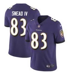 Nike Ravens 83 Willie Snead IV Purple Vapor Untouchable Limited Jersey Nike Ravens 83 Willie Snead IV Purple Vapor Untouchable Limited Jersey