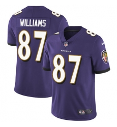 Nike Ravens #87 Maxx Williams Purple Team Color Mens Stitched NFL Vapor Untouchable Limited Jersey Nike Ravens #87 Maxx Williams Purple Team Color Mens Stitched NFL Vapor Untouchable Limited Jersey
