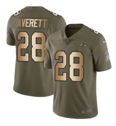 Nike Ravens Anthony Averett Olive Gold Salute To Service Limited Jersey Nike Ravens Anthony Averett Olive Gold Salute To Service Limited Jersey
