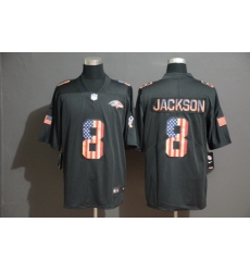 Ravens 8 Lamar Jackson 2019 Black Salute To Service USA Flag Fashion Limited Jersey Ravens 8 Lamar Jackson 2019 Black Salute To Service USA Flag Fashion Limited Jersey
