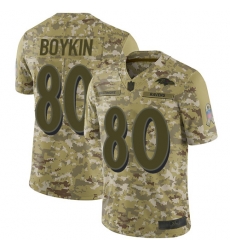Ravens 80 Miles Boykin Camo Men Stitched Football Limited 2018 Salute To Service Jersey Ravens 80 Miles Boykin Camo Men Stitched Football Limited 2018 Salute To Service Jersey