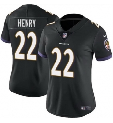 Women Baltimore Ravens 22 Derrick Henry Black Football Jersey Women Baltimore Ravens 22 Derrick Henry Black Football Jersey