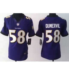 Women Nike Baltimore Ravens 58 Elvis Dumervil Purple LIMITED Jerseys Women Nike Baltimore Ravens 58 Elvis Dumervil Purple LIMITED Jerseys