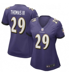Womens Baltimore Ravens 29 Earl Thomas Nike Purple Game Jersey Womens Baltimore Ravens 29 Earl Thomas Nike Purple Game Jersey