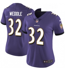 Womens Nike Baltimore Ravens 32 Eric Weddle Elite Purple Team Color NFL Jersey Womens Nike Baltimore Ravens 32 Eric Weddle Elite Purple Team Color NFL Jersey