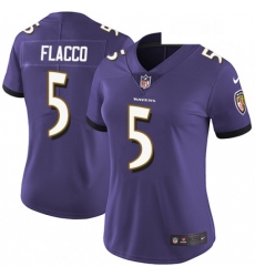 Womens Nike Baltimore Ravens 5 Joe Flacco Elite Purple Team Color NFL Jersey Womens Nike Baltimore Ravens 5 Joe Flacco Elite Purple Team Color NFL Jersey