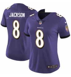 Womens Nike Baltimore Ravens 8 Lamar Jackson Purple Team Color Vapor Untouchable Limited Player NFL Jersey Womens Nike Baltimore Ravens 8 Lamar Jackson Purple Team Color Vapor Untouchable Limited Player NFL Jersey