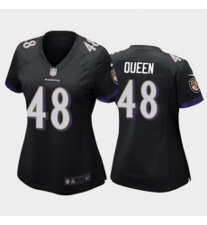 women patrick queen baltimore ravens black game jersey women patrick queen baltimore ravens black game jersey