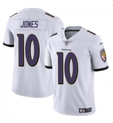 Youth Baltimore Ravens 10 Emory Jones White Vapor Limited Football Jersey Youth Baltimore Ravens 10 Emory Jones White Vapor Limited Football Jersey