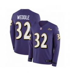 Youth Nike Baltimore Ravens 32 Eric Weddle Limited Purple Therma Long Sleeve NFL Jersey Youth Nike Baltimore Ravens 32 Eric Weddle Limited Purple Therma Long Sleeve NFL Jersey