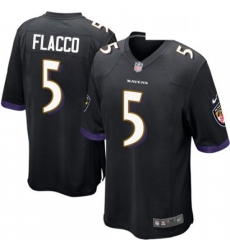 Youth Nike Baltimore Ravens 5 Joe Flacco Game Black Alternate NFL Jersey Youth Nike Baltimore Ravens 5 Joe Flacco Game Black Alternate NFL Jersey